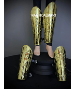 Medieval Knight leg Armor, Bracers Armor, Larp Armor, fantasy Armor Cosp... - $3,634.70 MXN