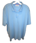 Tommy Bahama Golf Polo Shirt Mens XL Light Blue 100% Cotton Pima - £11.28 GBP