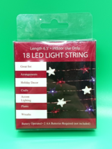 Star Glimmer Strings Flexible LED Lights 6.5 ft 18 Lights - £3.92 GBP