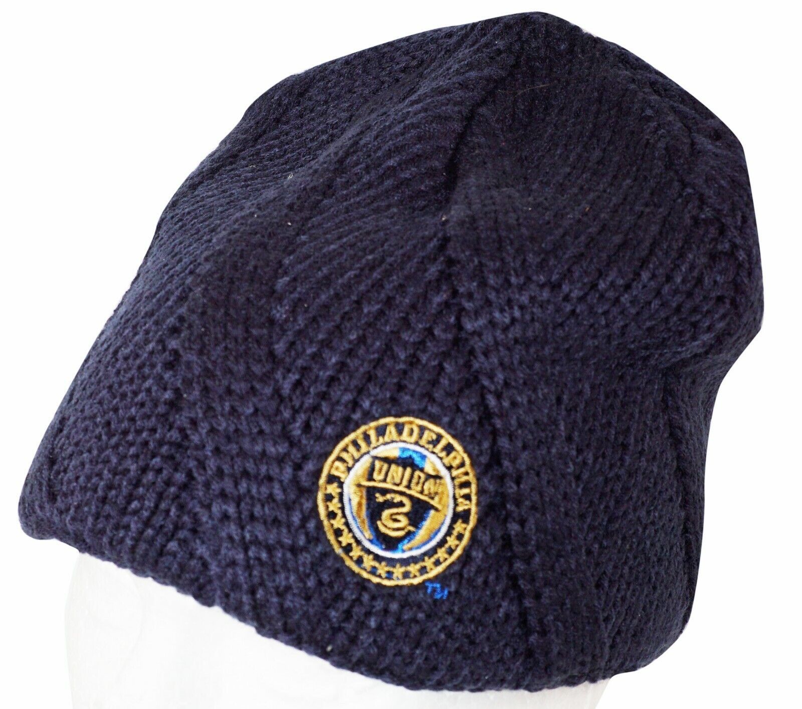 Primary image for Philadelphia Union MLS Soccer - Dark Blue Beanie Cap - One Size Fits Most 2012