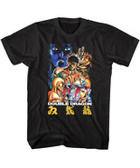 Double Dragon Arcade Flyer Men&#39;s T Shirt Shadow Warriors Lee Brothers Fight - £19.52 GBP+