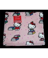 HELLO KITTY Books Apples Polka Dots Soft Velour Pink BATH Towel NWT 2024 - $31.42 CAD