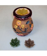 Aroma Therapy,Melting Pot, Tart Burner Diffuser, Ceramic Floral,3 Sented... - $17.41 CAD