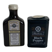 Watkins 1996 Series Salt &amp; Pepper Shakers Vanilla Double Strength Vintag... - £17.81 GBP