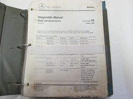 1990's Mercedes Body & Accessories Vol 4 Service Diagnosic Manual Supplement - $130.30