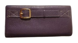 MAXX New York Pebble Leather Wallet Purple - $19.32