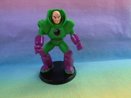 DC Comics Miniature Superman Lex Luthor Plastic Figure on Base - £1.85 GBP