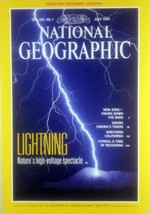 [Single Issue] National Geographic Magazine: July 1993 / Lightning - £4.54 GBP