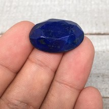 4g,24mmx16mmx6mm High-Grade Natural Oval Facetted Lapis Lazuli Cabochon,CP168 - £6.49 GBP