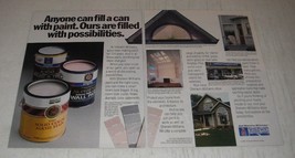 1990 Sherwin Williams Paint Ad - Anyone can fill a can with paint - £14.78 GBP