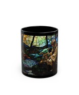 Star Wars Yoda Luke Skywalker Stained Glass Black Mug, Coffee Cup, Tea Mug - €10,97 EUR+