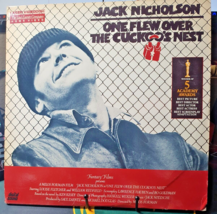 One Flew Over the Cuckoo&#39;s Nest Laserdisc LD Jack Nicholson Like New LV-... - £26.69 GBP