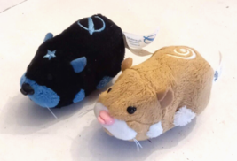 Kung Zhu Zhu Pet LOT Robotic Toy Hamster 2008 Stonewall Mr Squiggles Series 1 - $24.69