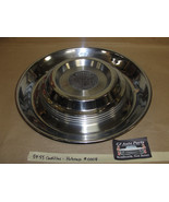 OEM 54-55 Cadillac 15&quot; HUB CAP HUBCAP WHEEL COVER WITH CREST EMBLEM #0004 - $101.74 CAD