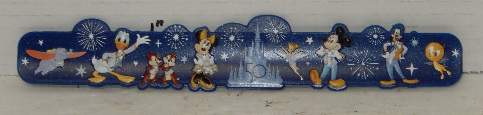 Walt Disney World 50th Anniversary Mickey Minnie Mouse Goofy Souvenir Br... - $14.80