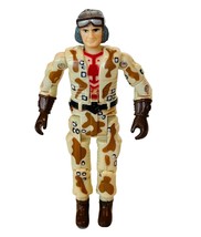 Gi Joe Lanard gray hair chief native camouflage tan Vtg Action figure toy 1989 - £13.41 GBP