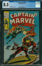 Captain Marvel # 9..CGC Universal 8.5  VF+ grade..1969comic book--ce - $95.00