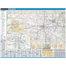 Proseries Wall Map: Oklahoma State (R) - £208.55 GBP