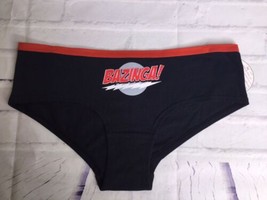 The Big Bang Theory Bazinga Black Hipster Brief Panty Underwear Womens Size M - £8.18 GBP