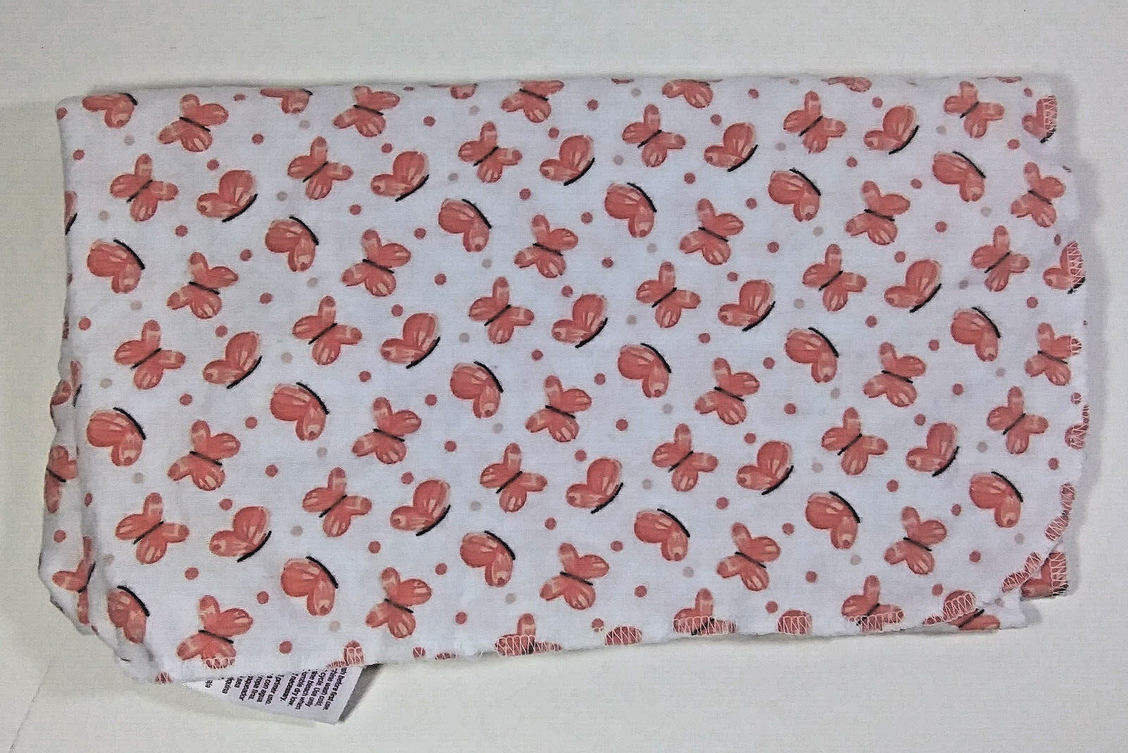 Parents Choice Butterfly Receiving Blanket 30x28in Baby Security Lovey Girls Red - $19.99