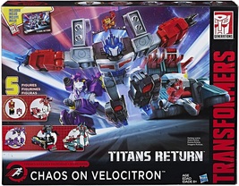 TRANSFORMERS Titans Return CHAOS ON VELOCITRON Hasbro NEW IN BOX! RARE! ... - $399.99