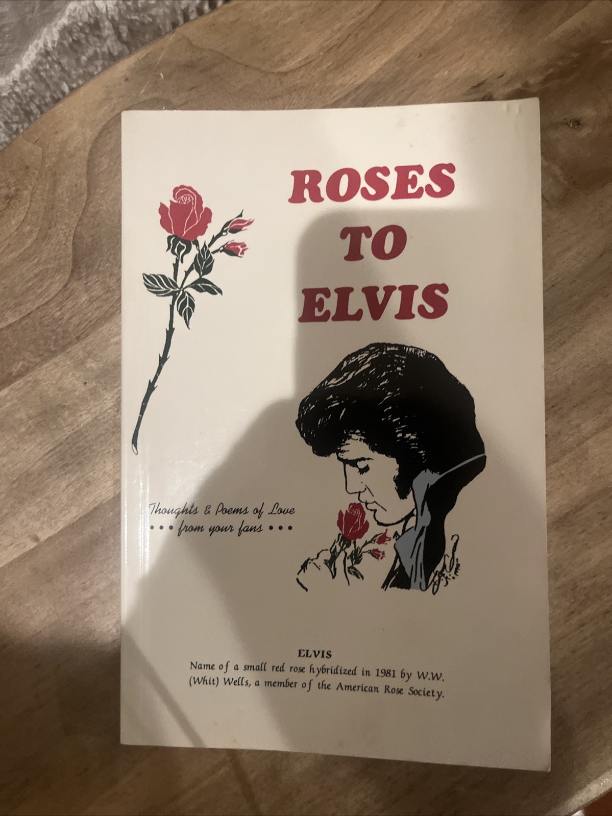 Roses To Elvis Signed By Author Book - $77.56