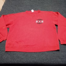 VINTAGE Sweater Adult Large Red In the Paint Basketball Gear 80s 90s V S... - $21.59
