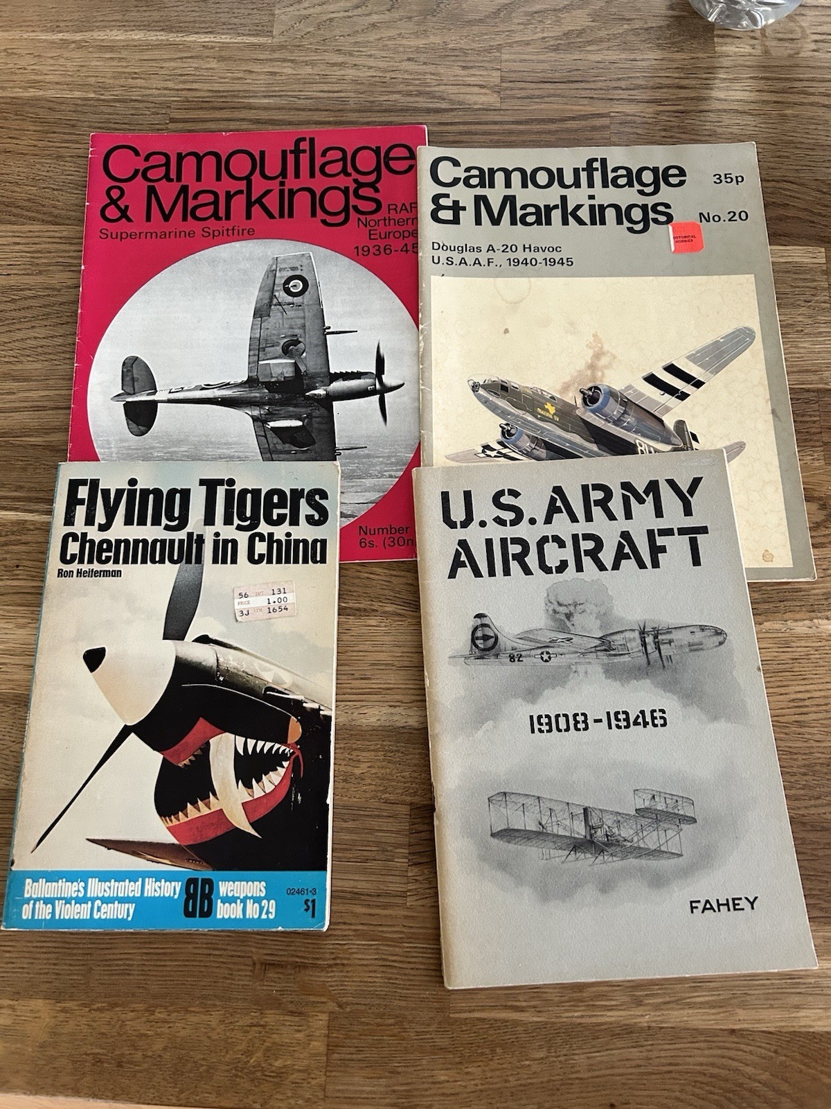 Aircraft Lot/4 Paperback Books Classic Military Crafts Aviation - $12.73