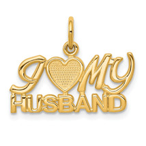 10K I Love My Husband Charm 10C104 - £98.05 GBP