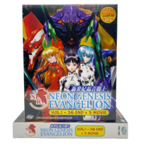 Neon Genesis Dvd Anime Evangelion English Dubbed Series Complete Movie Vol 1-26 - £23.45 GBP