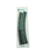 NIB Bachmann 44102 18&quot; Radius HO Gauge Steel Rail Curved Train Track (4pc) - £7.49 GBP