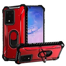For Samsung S20 Ultra 6.9&quot; Magnetic Ring Shockproof PC TPU Hybrid RED - £4.68 GBP