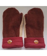NEW Handmade Upcycled Womens M/L? Wool Mittens Fleece Lined from Old Swe... - £30.29 GBP