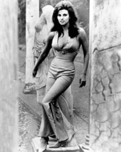 Raquel Welch looks statuesque full length 1960&#39;s era pose 8x10 real photo - £8.69 GBP