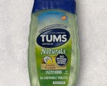 1 x Tums Naturals Ultra Strength Antacid Chewable 56 Tabs COCONUT PINEAP... - $19.79