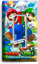 Super Mario And Luigi Brothers 1 Gfi Light Switch Wall Plate Game Room Art Decor - £9.39 GBP