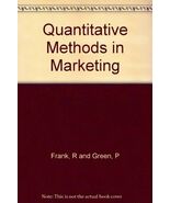 Quantitative Methods in Marketing - €148,13 EUR