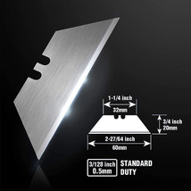 WorkPro Utility Knife Blades SK5 Super High Carbon Steel - $60.62 MXN+