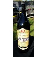40th Anniversary 3 Liter CAYMUS WINE BOTTLE CHUCK WAGNER Signed EMPTY BO... - £259.19 GBP