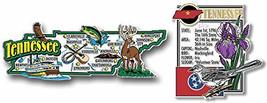 Tennessee Jumbo Map &amp; State Montage Magnet Set by Classic Magnets, 2-Pie... - $13.91
