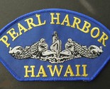 PEARL HARBOR HAWAII EMBROIDERED CAP OR SHOULDER PATCH 5.25 X 3 INCHES - £4.50 GBP