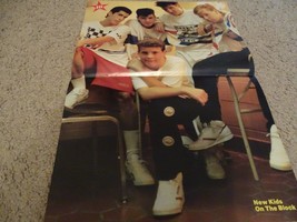 New Kids on the Block Ricky Schroder teen magazine poster clipping World shirts - £3.12 GBP
