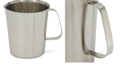 Stainless Steel Measuring Cup with Handle, 1000 ml Metal Pitcher 32 oz  - £31.16 GBP