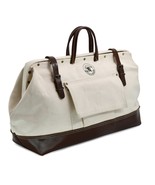 Style n Craft 97517 - 20 Inch Mason's Canvas Tool Bag -Full Grain Leather Bottom - $106.99