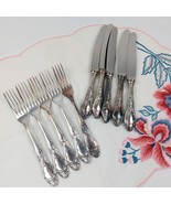 Solingen Silver Plate Flatware - Vtg Cutlery Set - 5 Dessert Forks &amp; Knives - $1,504.01 MXN