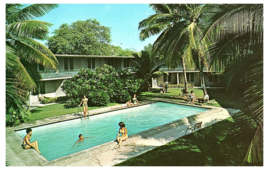 Kona Hukilau Hotel &amp; Pool Hawaii Big Island Postcard - £7.90 GBP