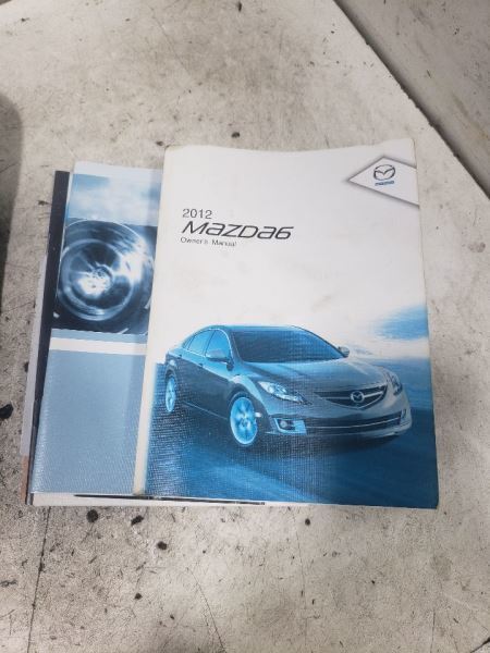 Primary image for  MAZDA 6   2012 Owners Manual 684146Tested