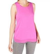 Ideology Womens Mesh Hem Tank Top Size XX-Large Color Sweet Tart - £28.77 GBP