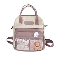 Cute Korean Style Small Backpack Women Girls Casual Nylon Messenger Bag Lightwei - £53.34 GBP