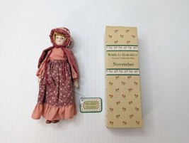 Russ Months to Remember Porcelain Collection 9-inch Doll NOVEMBER With Box &amp; Tag - £4.66 GBP